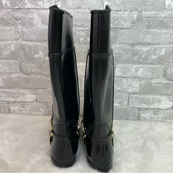 Michael Michael Kors Fulton Harness Tall Rain Boots - Picture 8 of 8